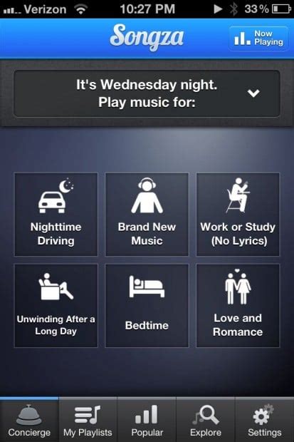 Songza for iPhone Review: Automatically Match Music to Your Mood & Activity