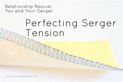 Printable Serger Tension Cheat Sheet