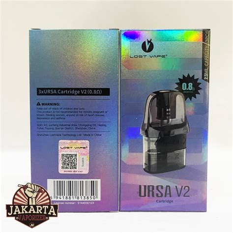 Jual CARTRIDGE URSA V2 URSA NANO V2 POD CARTRIDGE REPLACEMENT BY LOST