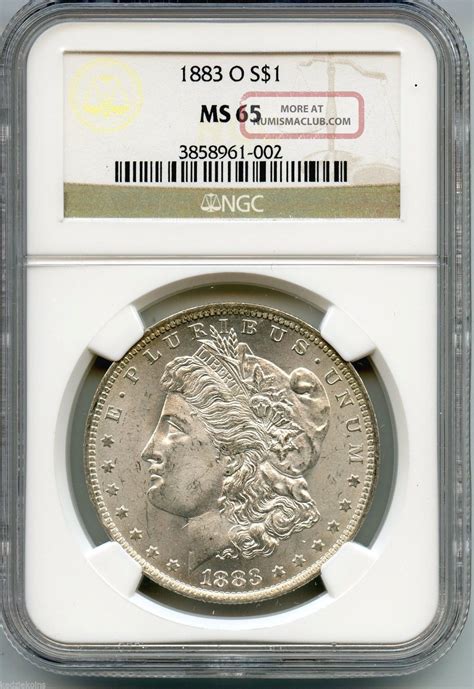1883 O Ngc Ms 65 Morgan Silver Dollar Orleans M1s Kq144