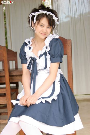 Japanese Hot Girls Kyoko Kamidozono Japanese Hot Idol Servant Dress