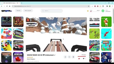 Snow Rider 3D Unblocked Google Classroom