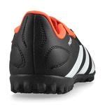 Adidas Predator Club Velcro Tf Solar Energy Sort Hvit R D Barn