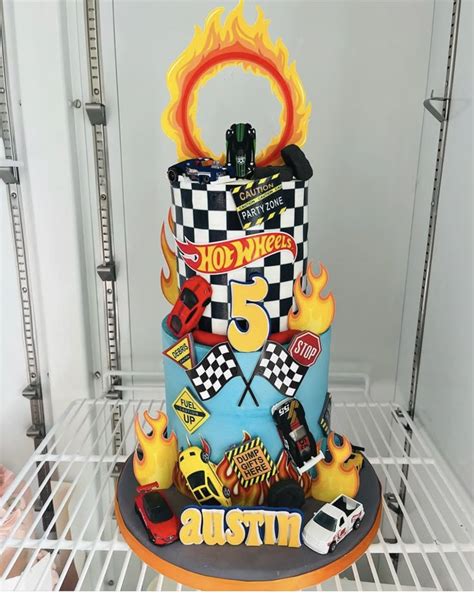 Hot Wheels Birthday Cake