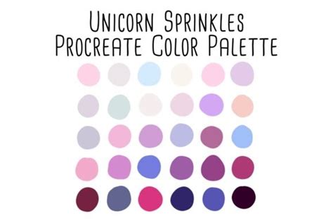 Muted Rainbow Procreate Color Palette Graphic By Roughdraftdesign · Creative Fabrica