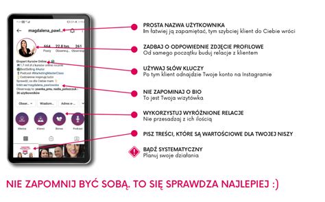 Element W Skutecznego Profilu Na Instagramie Kt Ry Zdobywa Klient W
