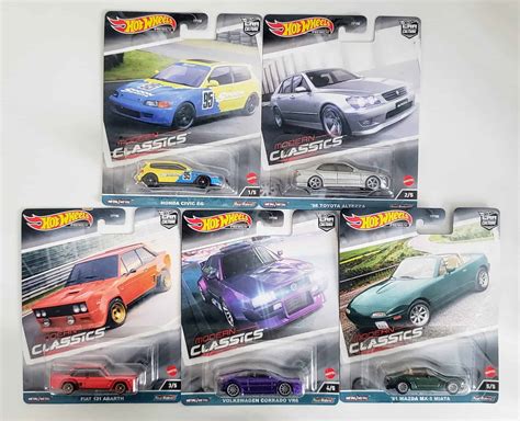 Hot Wheels Car Culture Modern Classics Set Completo Minis Universo Hot Wheels