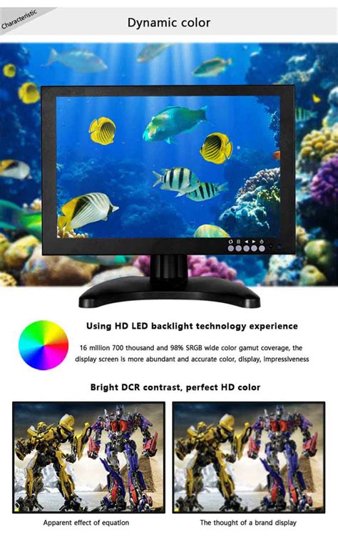 10 inch EDP CCTV MONITOR