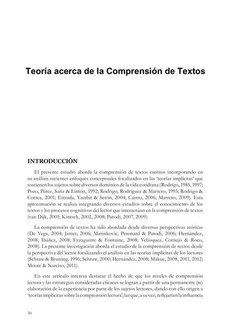 Teor As Acerca De La Compresi N De Textos Universidad Tecnol Gica Del