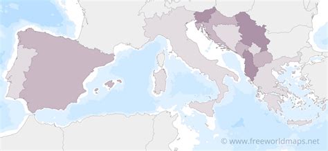 Southern Europe Maps - by Freeworldmaps.net