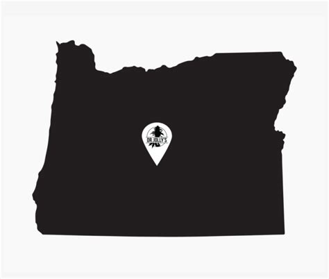 Located - State Of Oregon Vector - 1000x800 PNG Download - PNGkit