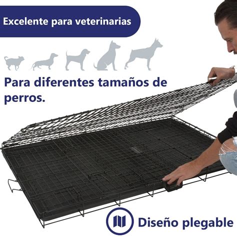 Jaula Para Perro Met Lica Plegable Transportadora Rack Rack Color