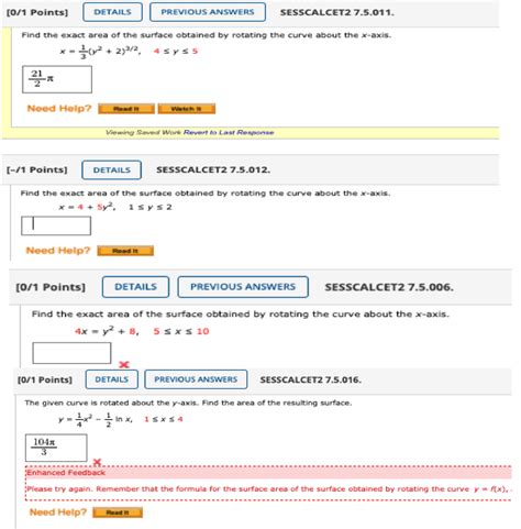 Solved 0 1 Points DETAILS PREVIOUS ANSWERS SESSCALCET2 Chegg