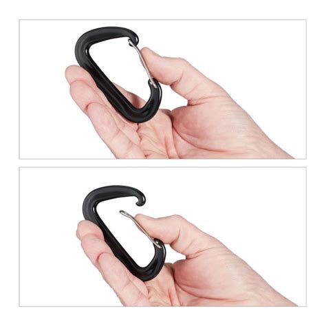 Karabiner Aluminium 4er Set