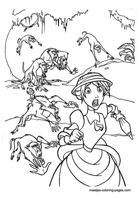Tarzan Coloring Page