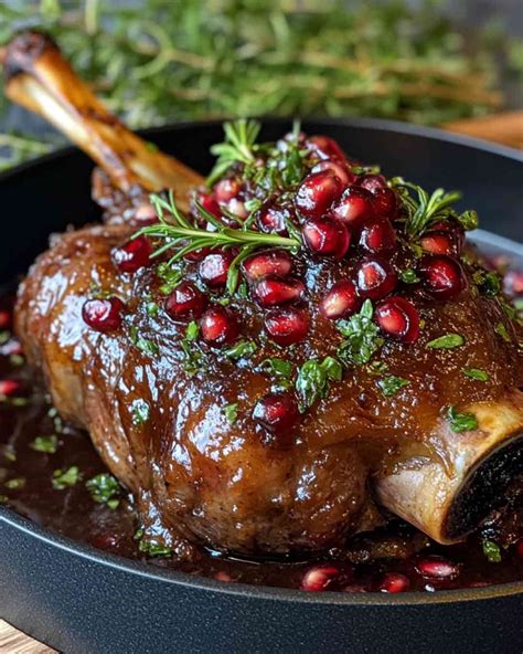 Pomegranate Lamb Shank Recipe A Delightful Adventure One Stop Halal