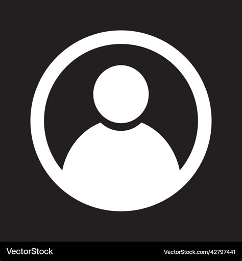 user icon white person  vector icons  creazillacom
