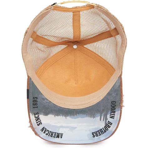 Goorin Bros Ox Horny Model No H NY Rodeo The Farm Brown Trucker Hat Caphunters Co Uk