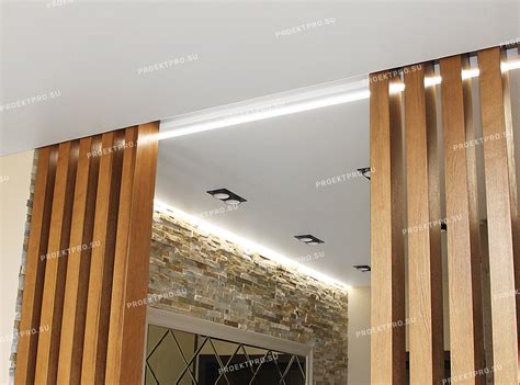 Рейки и перегородки на натяжном потолке. Способы монтажа | Потолки ...