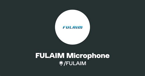 FULAIM Microphone | Instagram, Facebook, TikTok | Linktree