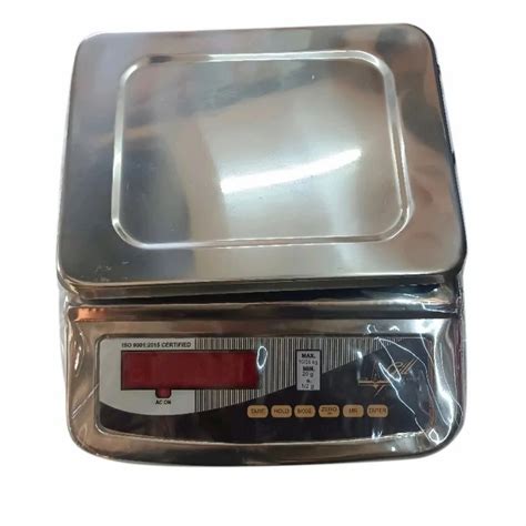 Gill Stainless Steel Table Top Scale For Weighing Size 295 X 245mm