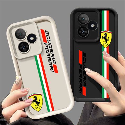 Capa De Telefone Luxuosa Logotipo De Carro Esportivo Ferraris Para Infinix Hot Note