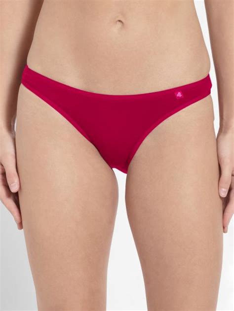 Buy Jockey Style SS02 Women S Super Combed Cotton Elastane Stretch Low Waist Bikini With