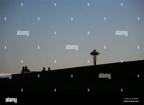 A View Of Seattle From Kerry Park Stock Photo Alamy