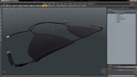 Triangle Bikini Top Model Turbosquid