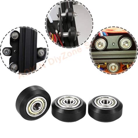 6 шт., ролики для 3D-принтера, 625ZZ, линейный подшипник Ulley ...