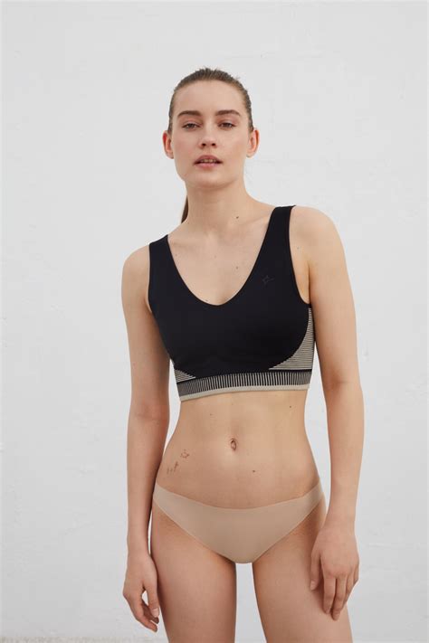 Pack de panties clásica color nude cortadas a láser Braguitas deportivoas de mujer