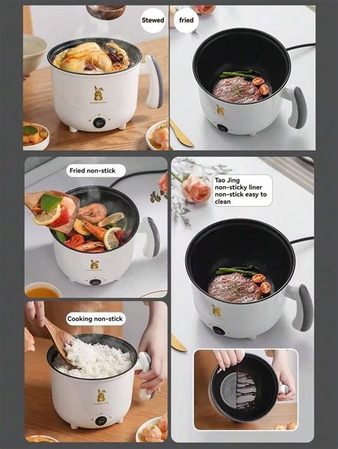 Multi Function Electric Hot Pot Electric Skillet Electric Cooktop For Student Dorm Compact