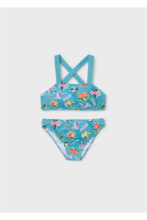 Mayoral Kız Çocuk Baskılı Bikini 10 14 Yaş Mavi Fiyatı Yorumları