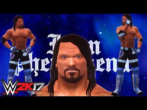 caw fórmula AJ Styles WWE 2k17 PS3 Xbox 360 YouTube