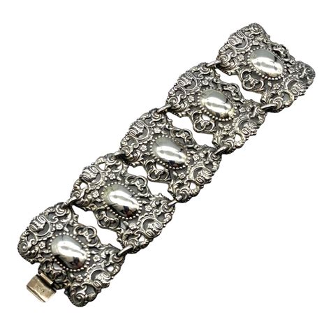 1950s Napier Silver Plate Link Bracelet The Napier Book And Online