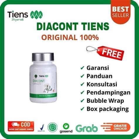 Jual Tianshi Diacont Capsules Isi Kapsul Obat Diabetes Kontrol