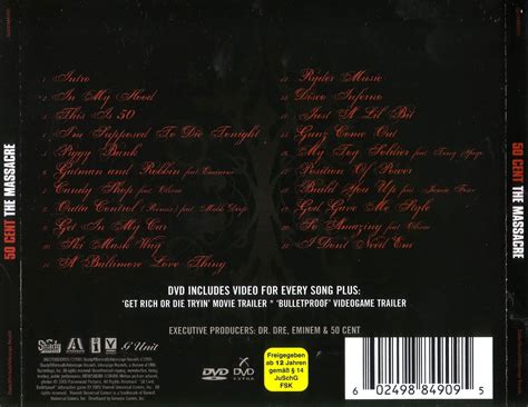 Mundo Dos Encartes World Of Booklets 50 Cent The Massacre Special