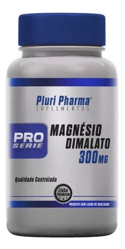 Magnésio Dimalato 300mg 60 Cápsulas MercadoLivre