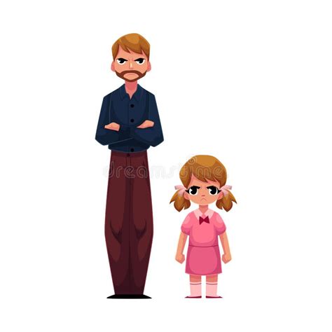 Father Angry Daughter Stock Illustrations 437 Father Angry Daughter