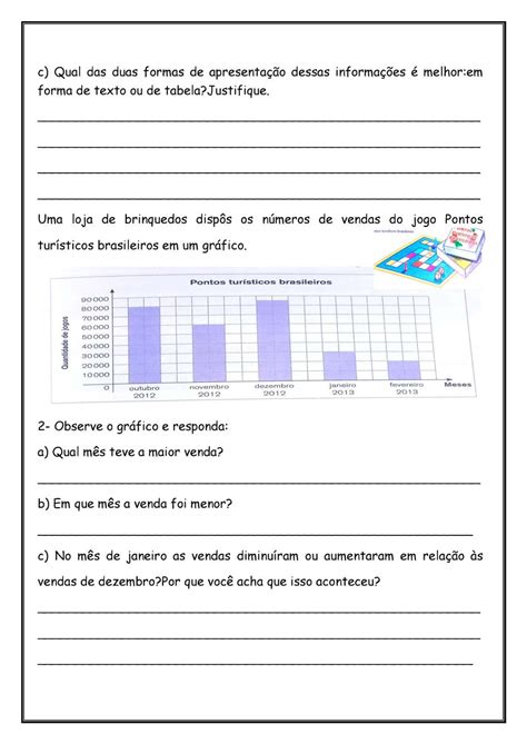Atividade Grafico 4 Ano