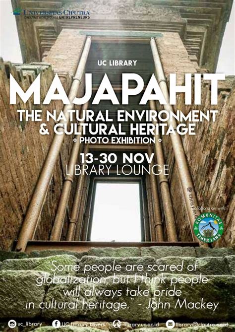 Photo Exhibition Majapahit The Natural Environment And Cultural