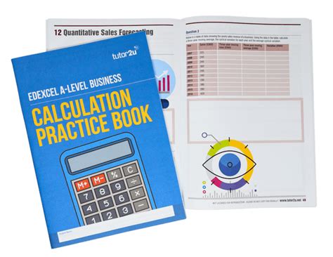 Calculation Practice Book For Edexcel A Level Business Shop