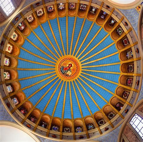 Ceiling Of The Ukrainian Catholic Cathedral Of The Immaculate