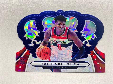 2019 20 Panini Crown Royale Crystal Blue 89 Rui Hachimura 99 RC