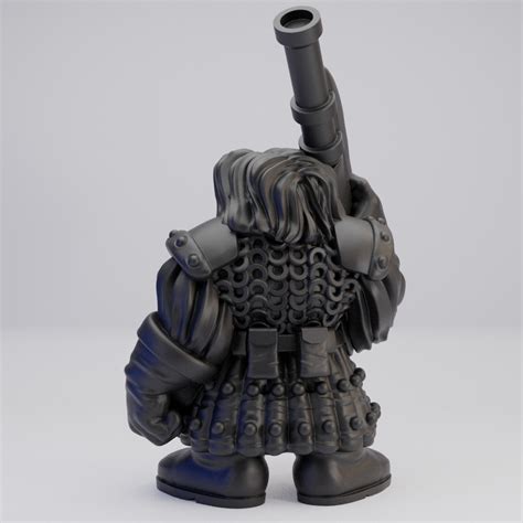 Hot Goblin Dwarf Rifle Pose A