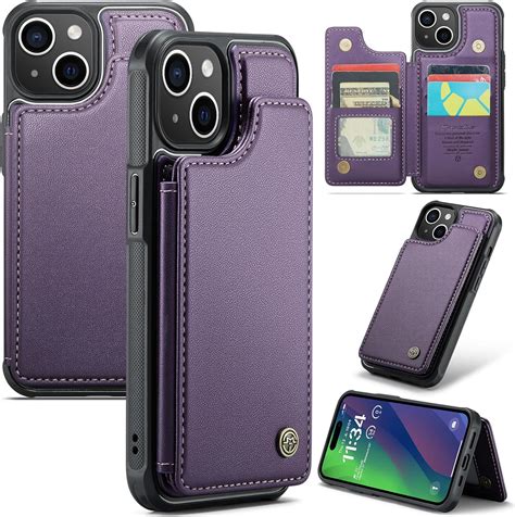 Amazon.com: Kowauri for iPhone 15 Plus Case with Card Holder, PU Leather Wallet Case for Women