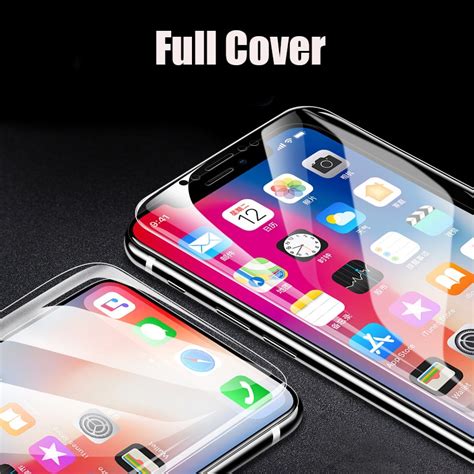 DHL 100 шт полное покрытие Гидрогелевая пленка для iPhone XS MAX XR ...