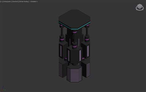 Neon City Buildings 3d Model Turbosquid 1392909