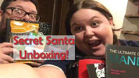 Secret Santa Unboxing L What Did We Get L Vlogmas Youtube