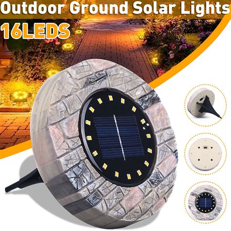 Solar Ground Lights Led Solar Lights Outdoor Garden Lights